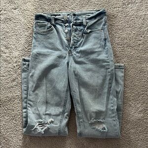 Wild Fable High Rise Distressed Light Blue Jeans